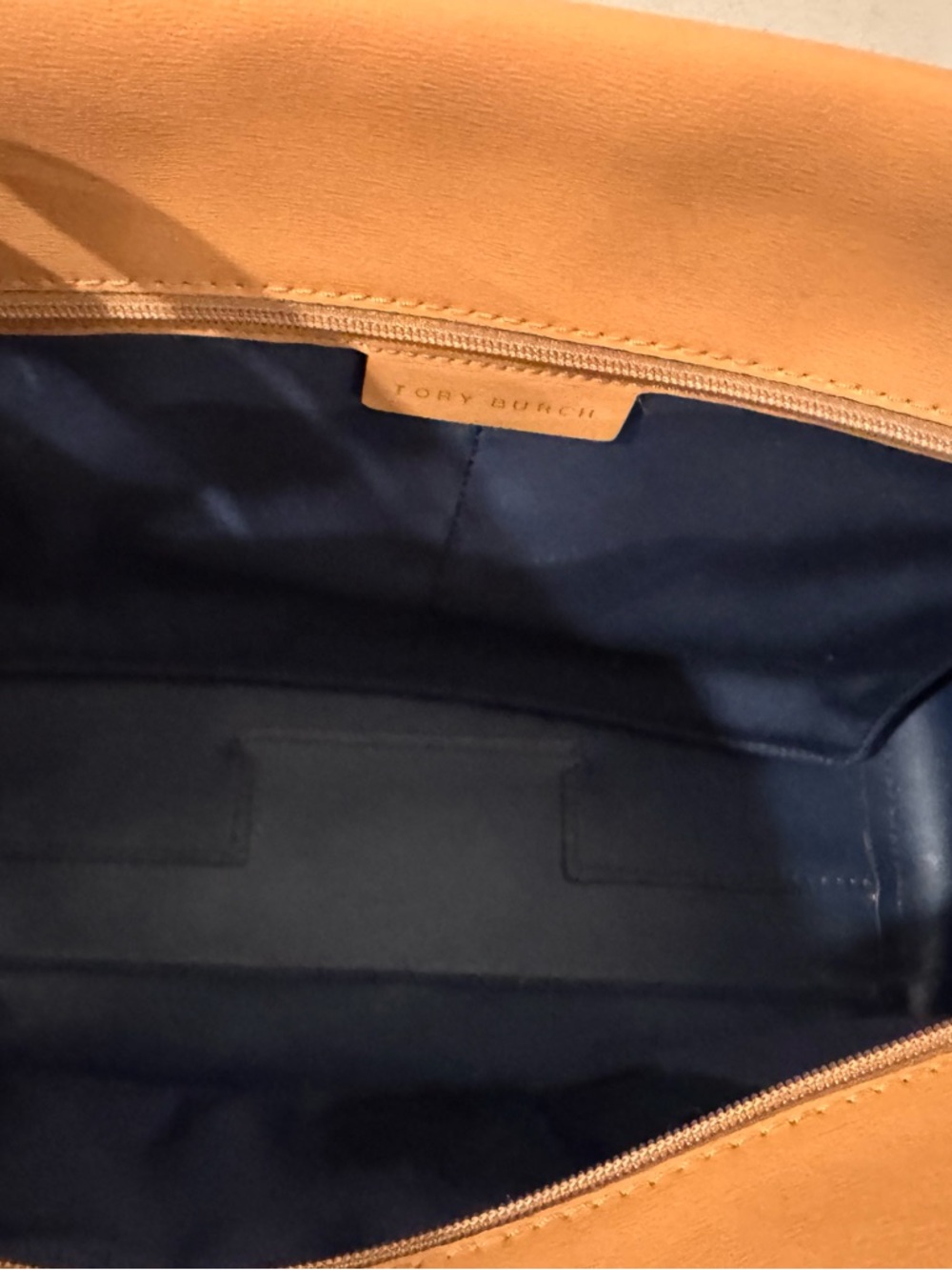 Tory Burch Parker Tan Leather Tote - Picture 14 of 14